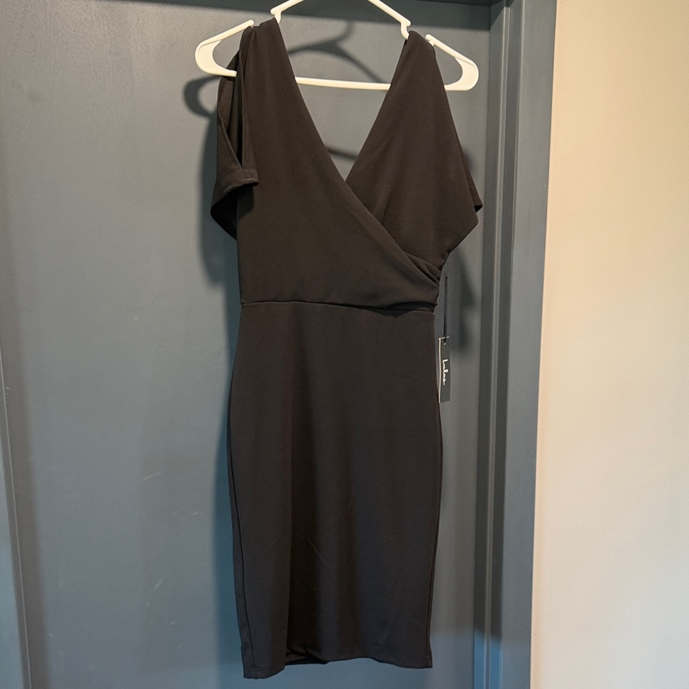 Lulu's Chic Black One Shoulder Dress